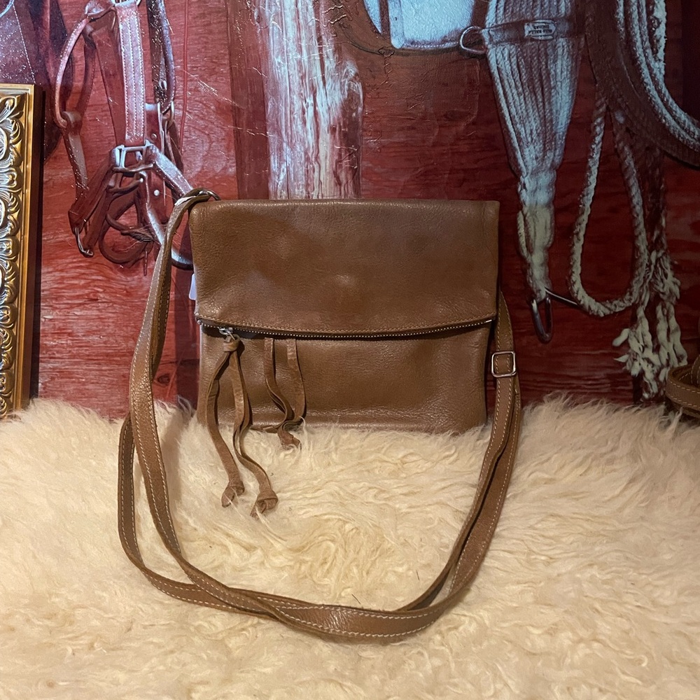 Roots Tribe leather bag